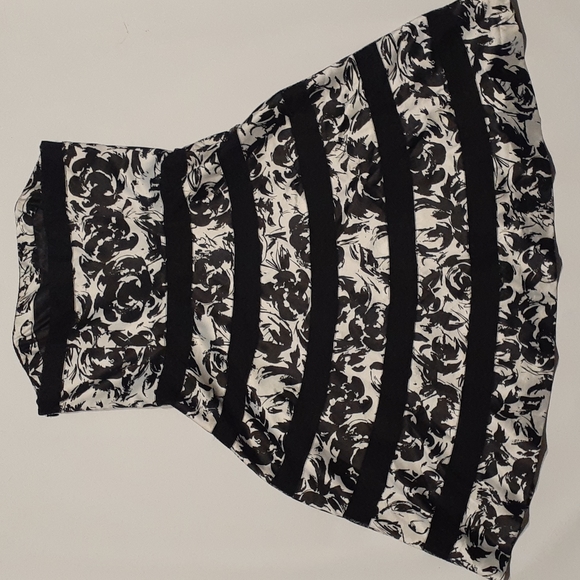 White House Black Market Strapless Lace Floral Dress WHBM - Picture 11 of 11